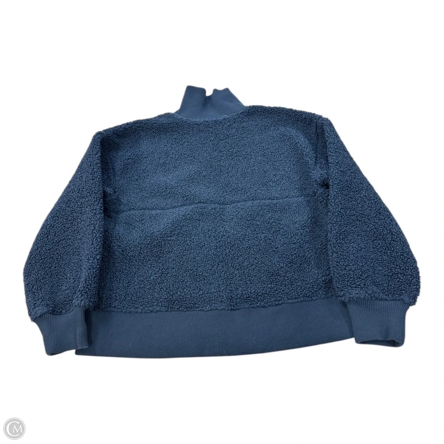 Jacket Faux Fur & Sherpa By Joy Lab In Teal, Size: M