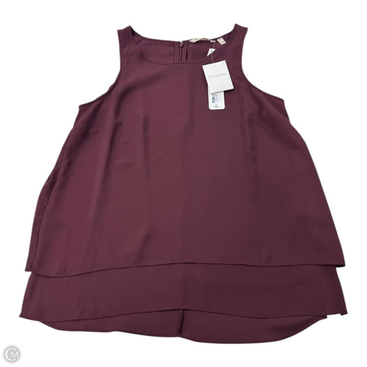 Top Sleeveless By Soft Surroundings In Maroon, Size: Xs