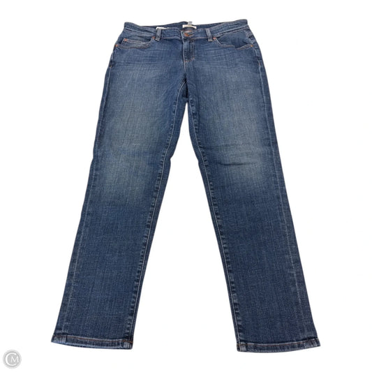 Jeans Straight By Eileen Fisher In Blue Denim, Size: 8