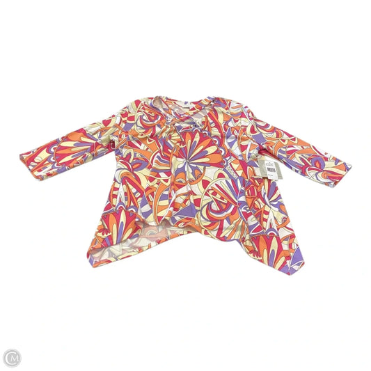 Top 3/4 Sleeve By Clothes Mentor In Multi-colored, Size: Xlp