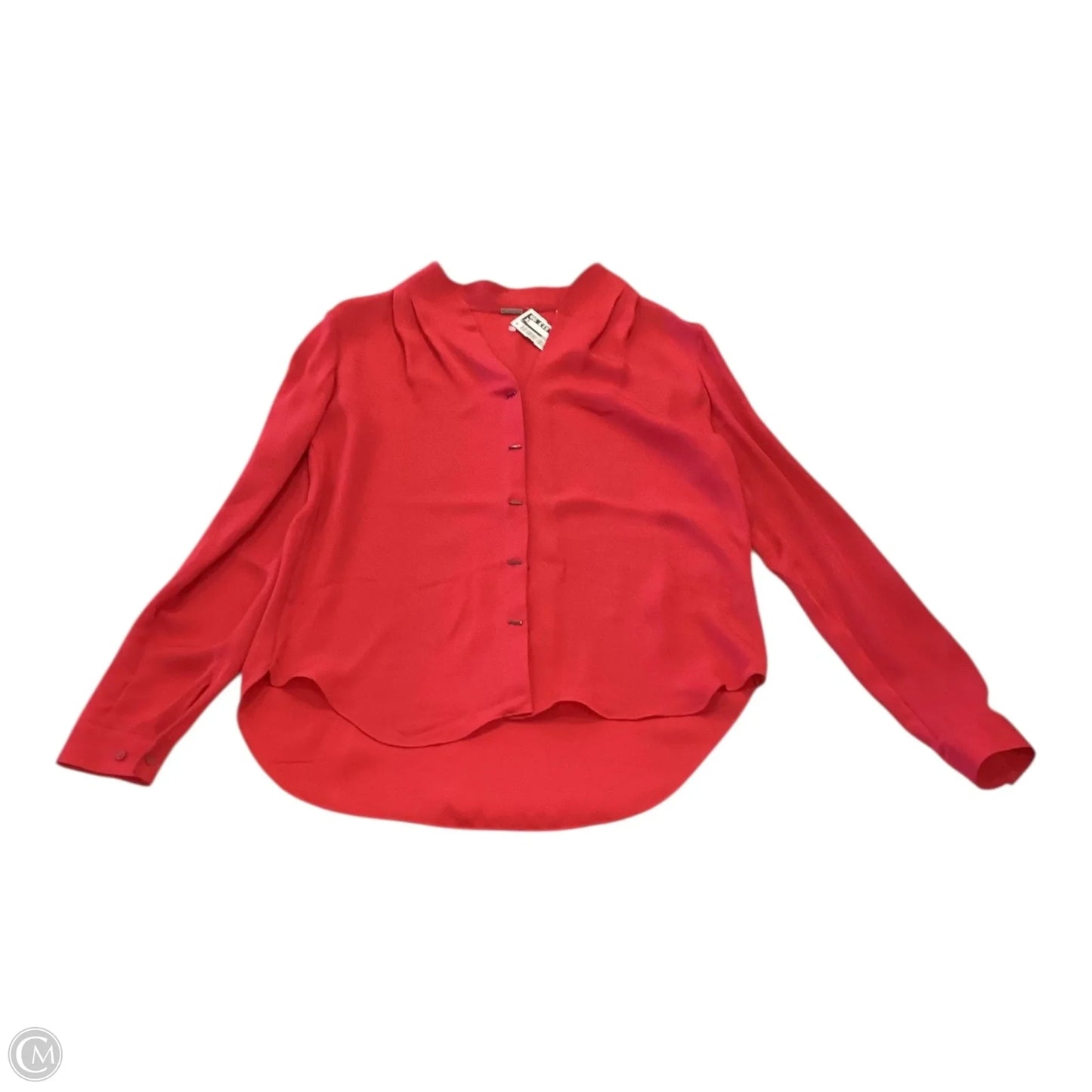 Top Long Sleeve By Elie Tahari In Red, Size: Xs