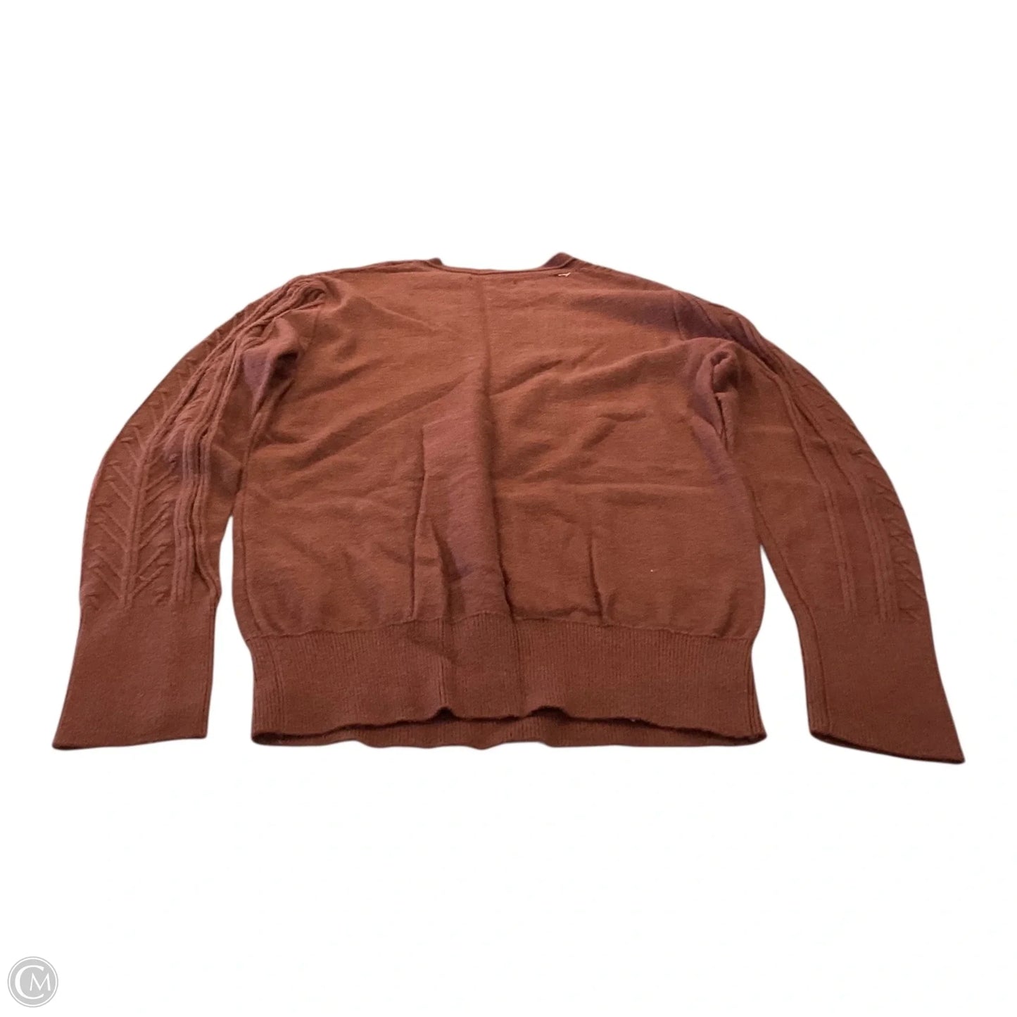 Sweater By Clothes Mentor In Brown, Size: M