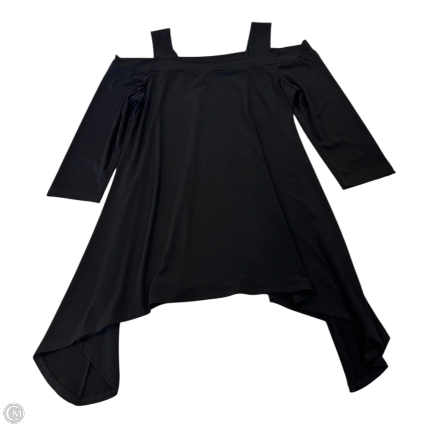Top 3/4 Sleeve By Clara Sun Woo In Black, Size: S