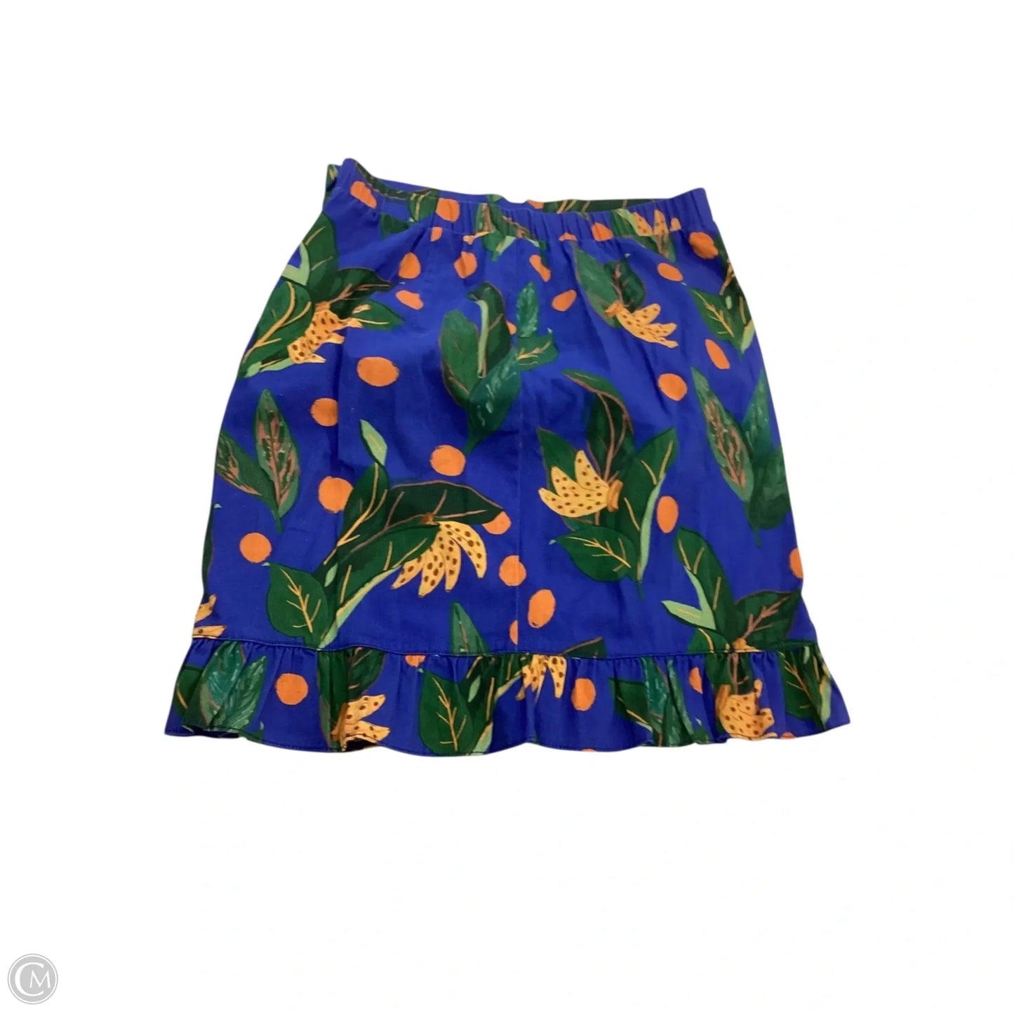 Skirt Mini & Short By Anthropologie In Blue & Orange, Size: M