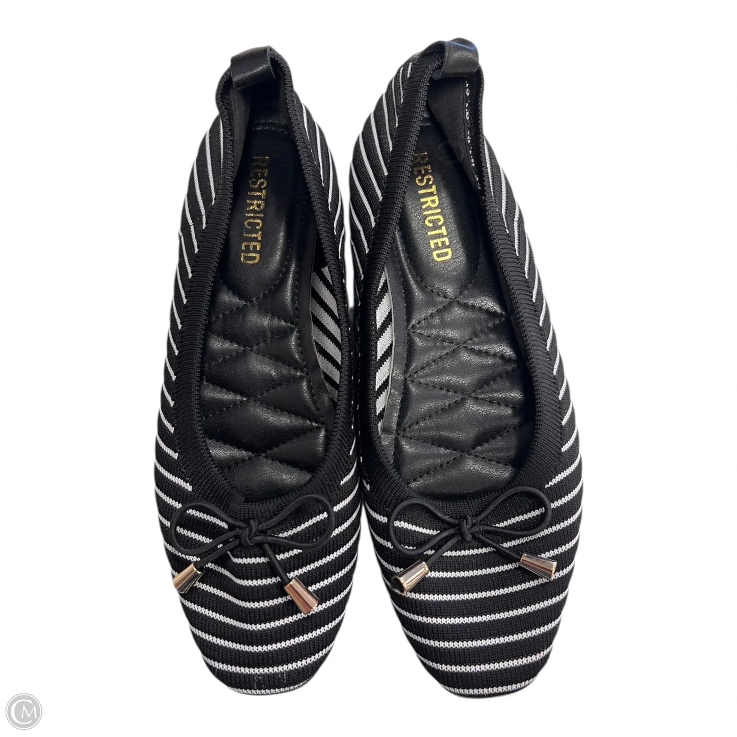 Shoes Flats By Restricted In Striped Pattern, Size: 7.5
