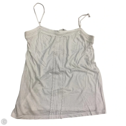 Top Sleeveless By Loft In White, Size: M