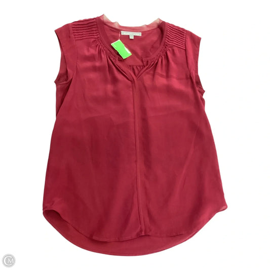Top Sleeveless By Daniel Rainn In Red, Size: S