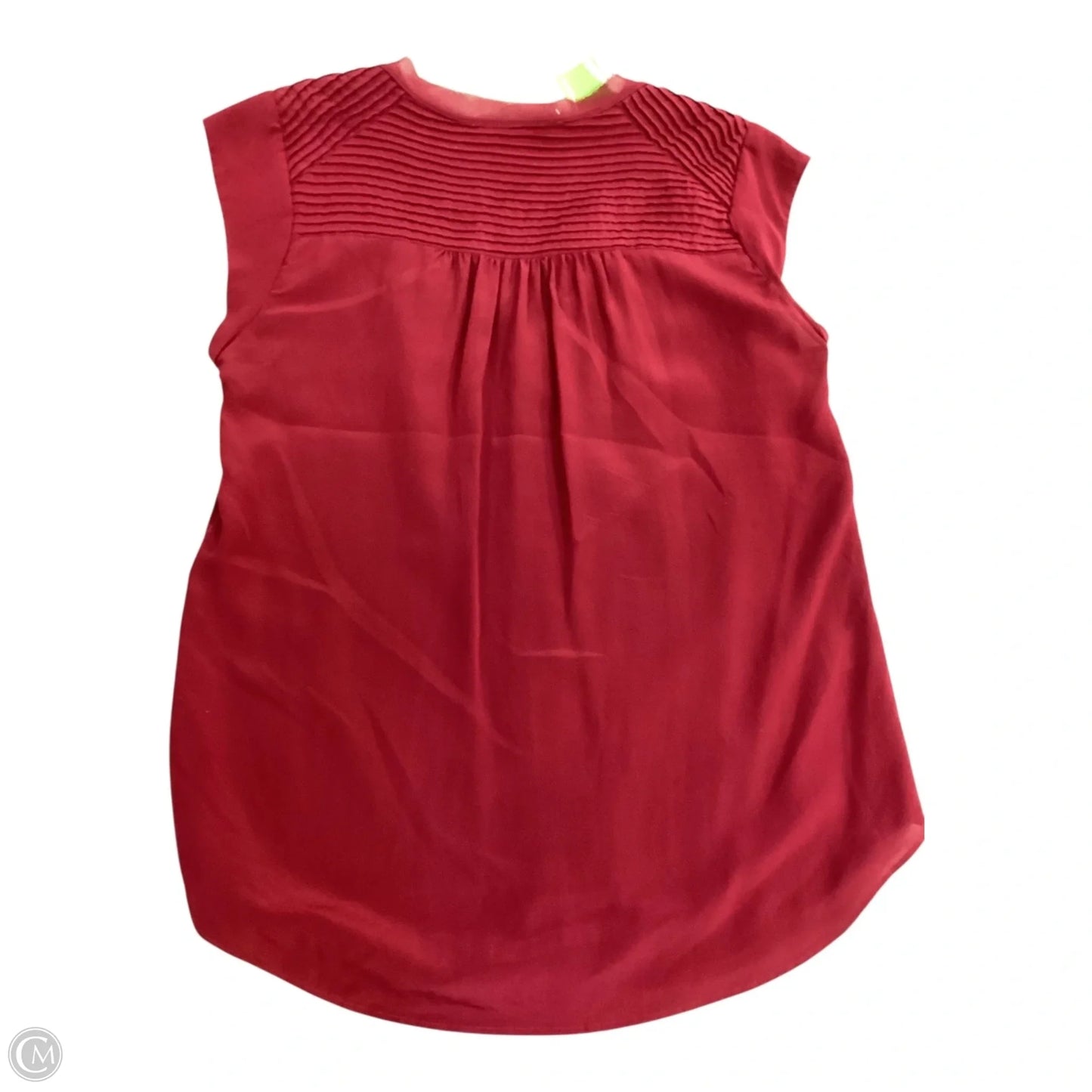 Top Sleeveless By Daniel Rainn In Red, Size: S