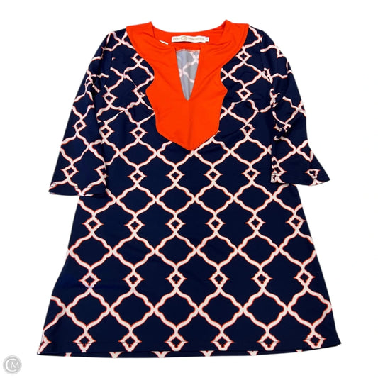 gretchen scott midi dresses Dress Casual By In Blue & White, Size: Xxl Color:Petal Patch Julia Jordan Polka Dot this dress is an Deeper Discounts