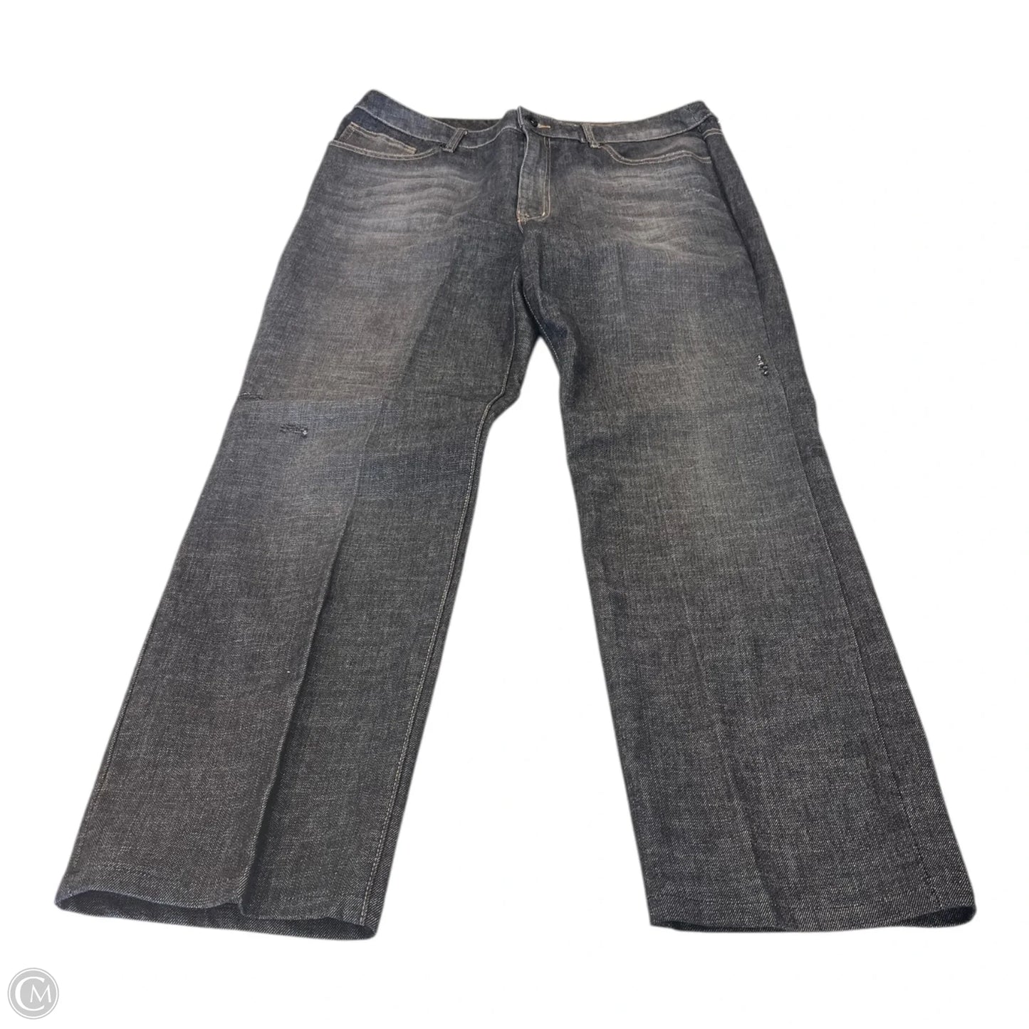 Jeans Straight By Chicos In Grey, Size: Xl