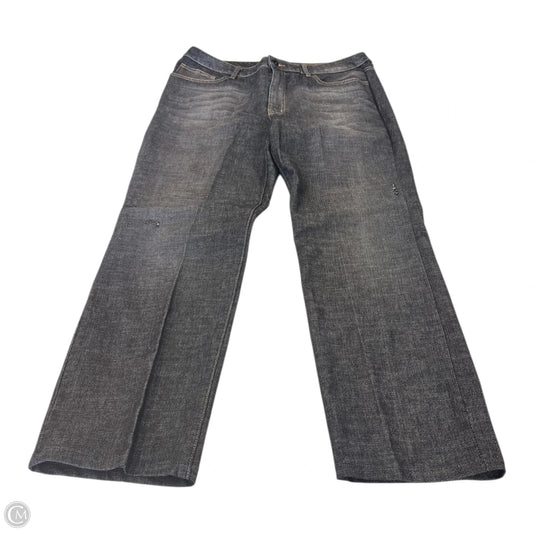 Jeans Straight By Chicos In Grey, Size: Xl