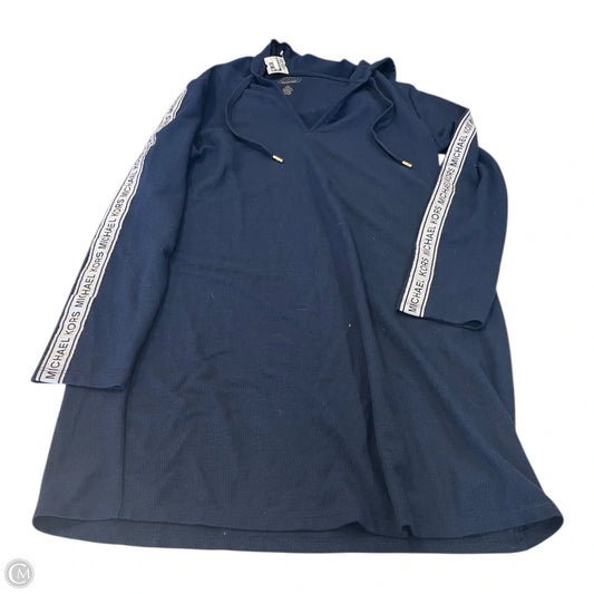 Tunic Long Sleeve By Michael By Michael Kors In Navy, Size: L