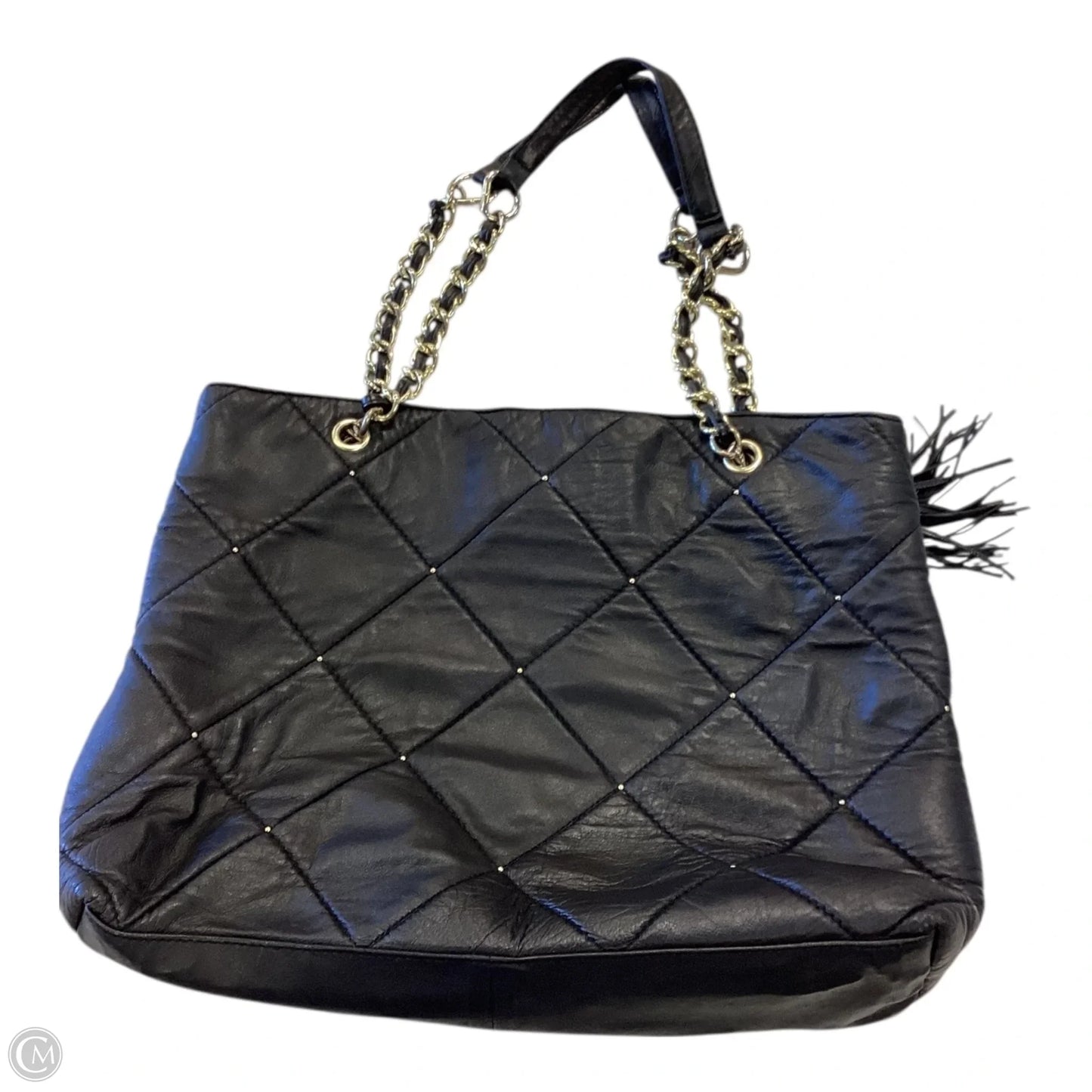 Handbag Leather By Paradox, Size: Large