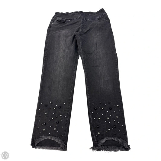 Pants Other By Clothes Mentor In Black & Silver, Size: 14
