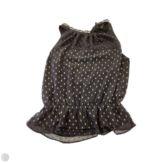 Top Sleeveless By White House Black Market In Black & Gold, Size: S