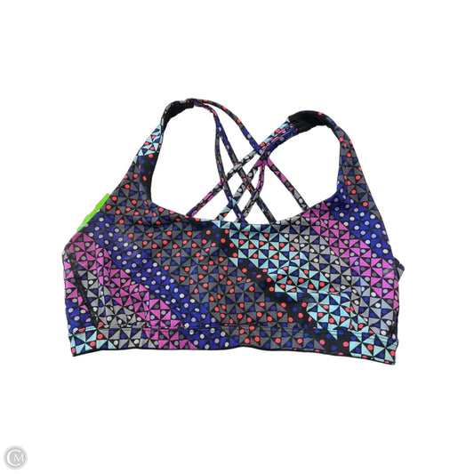 Athletic Bra By Victorias Secret In Geometric Pattern, Size: L