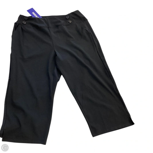 Athletic Capris By Clothes Mentor In Black, Size: L