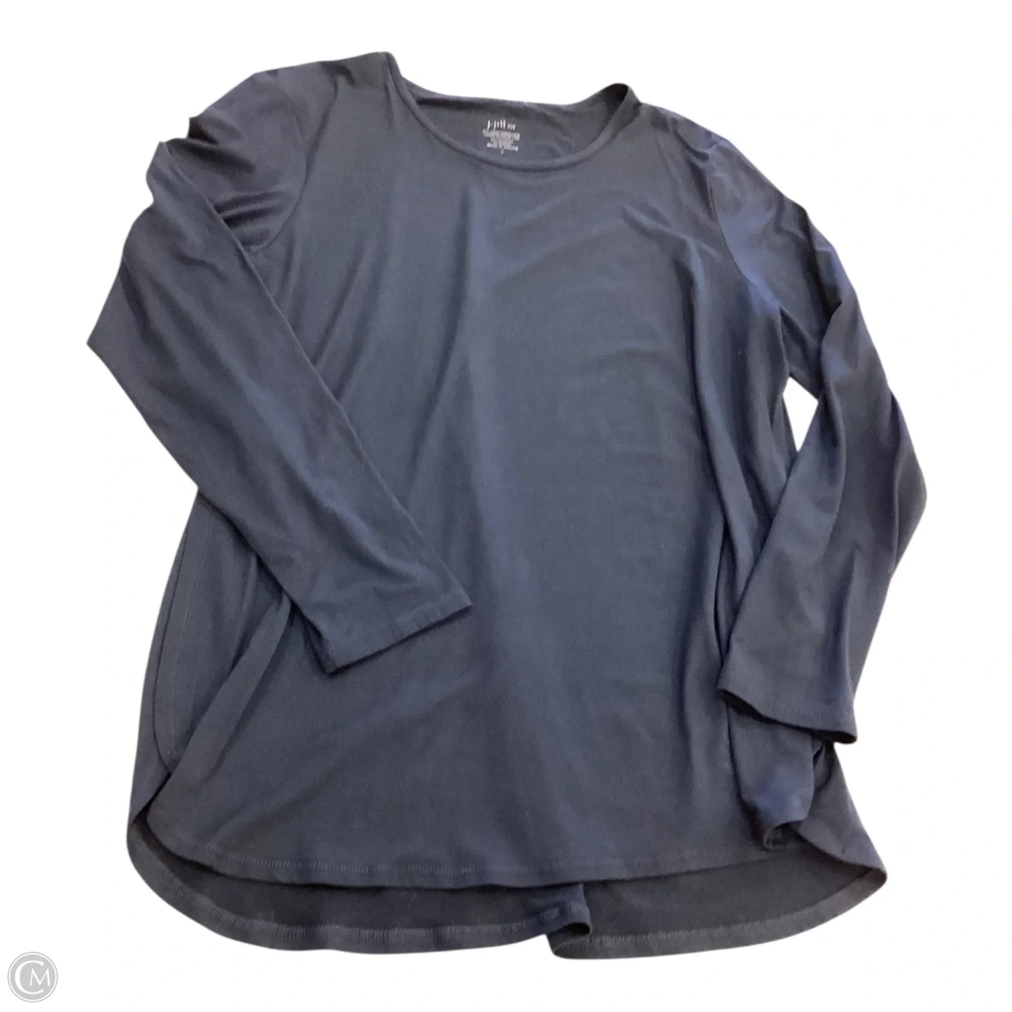 Top Long Sleeve Basic By J. Jill In Navy, Size: L