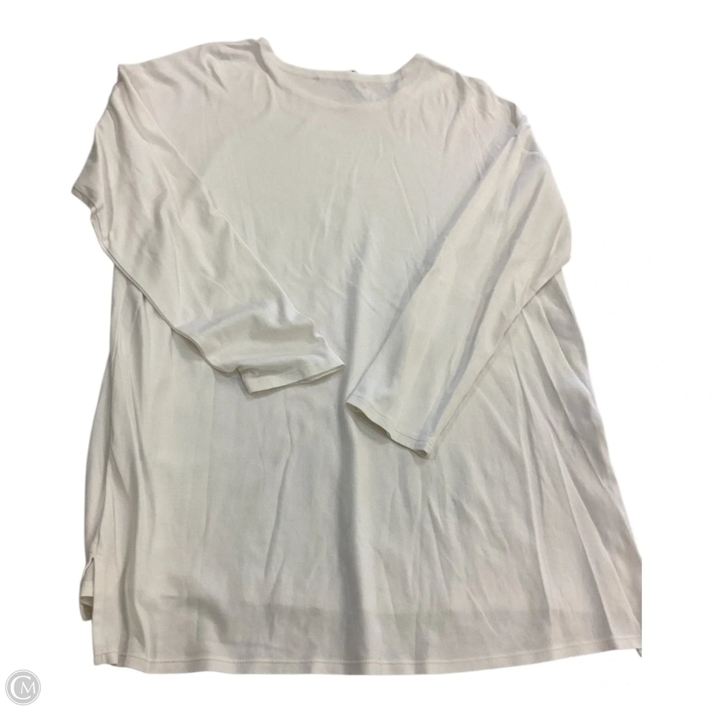 Top Long Sleeve Basic By J. Jill In Cream, Size: L
