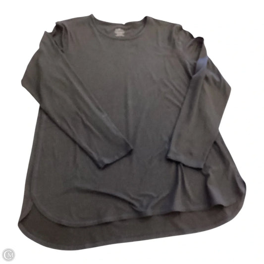 Top Long Sleeve Basic By J. Jill In Black, Size: L