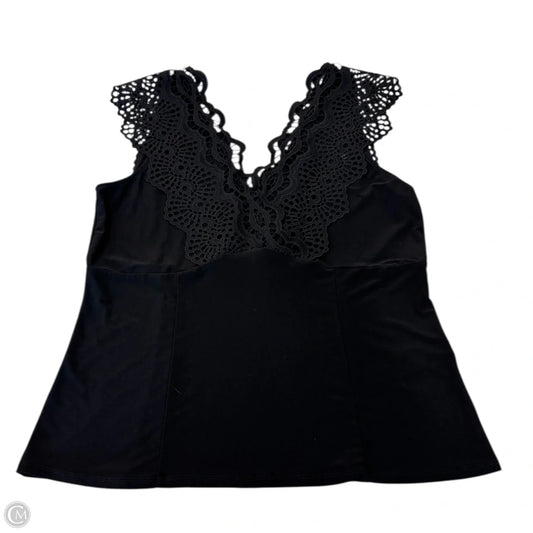 Top Sleeveless By White House Black Market In Black, Size: Xl