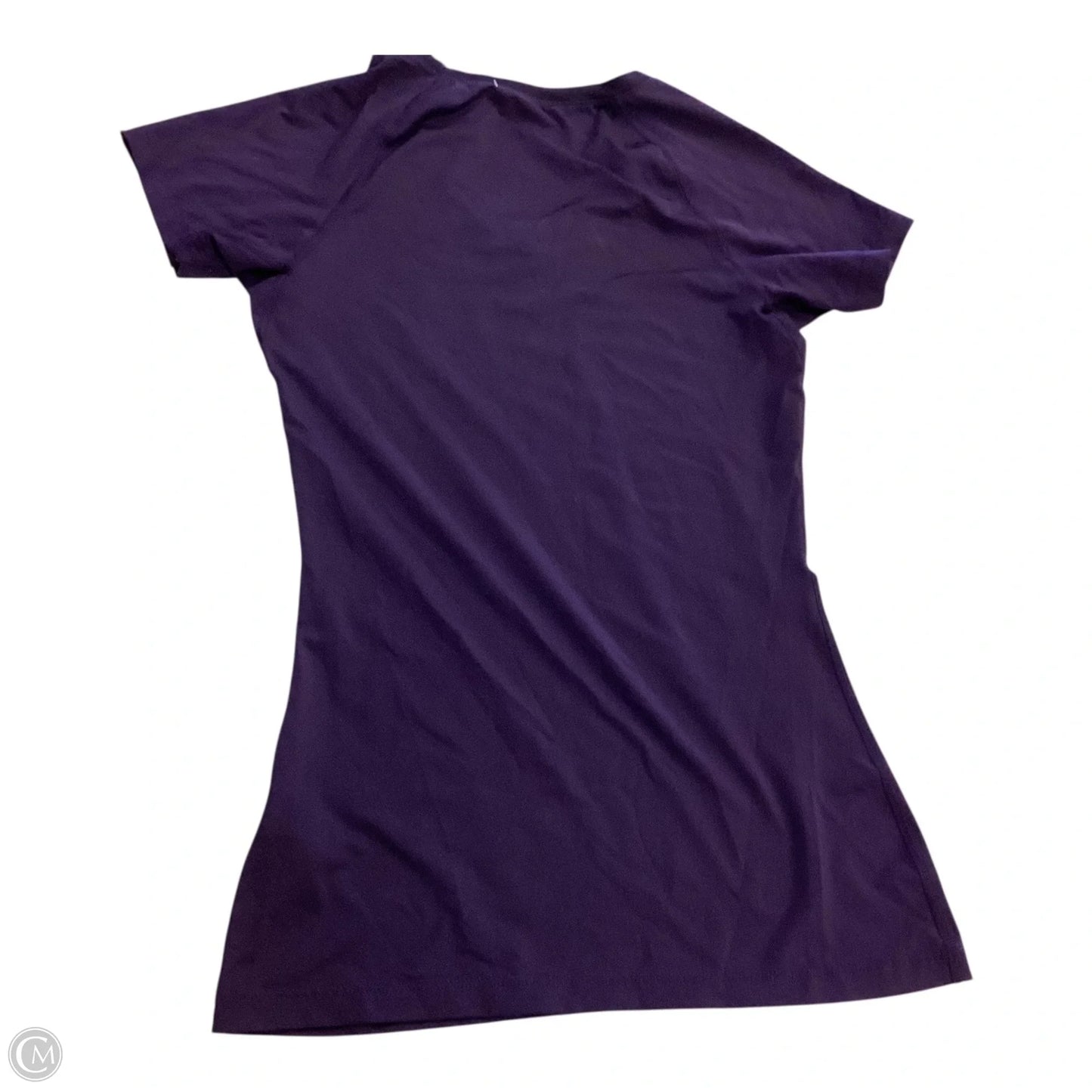 Athletic Top Short Sleeve By Nike Apparel In Navy, Size: S