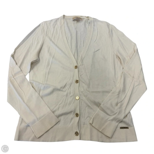 Cardigan By Michael By Michael Kors In Cream, Size: L
