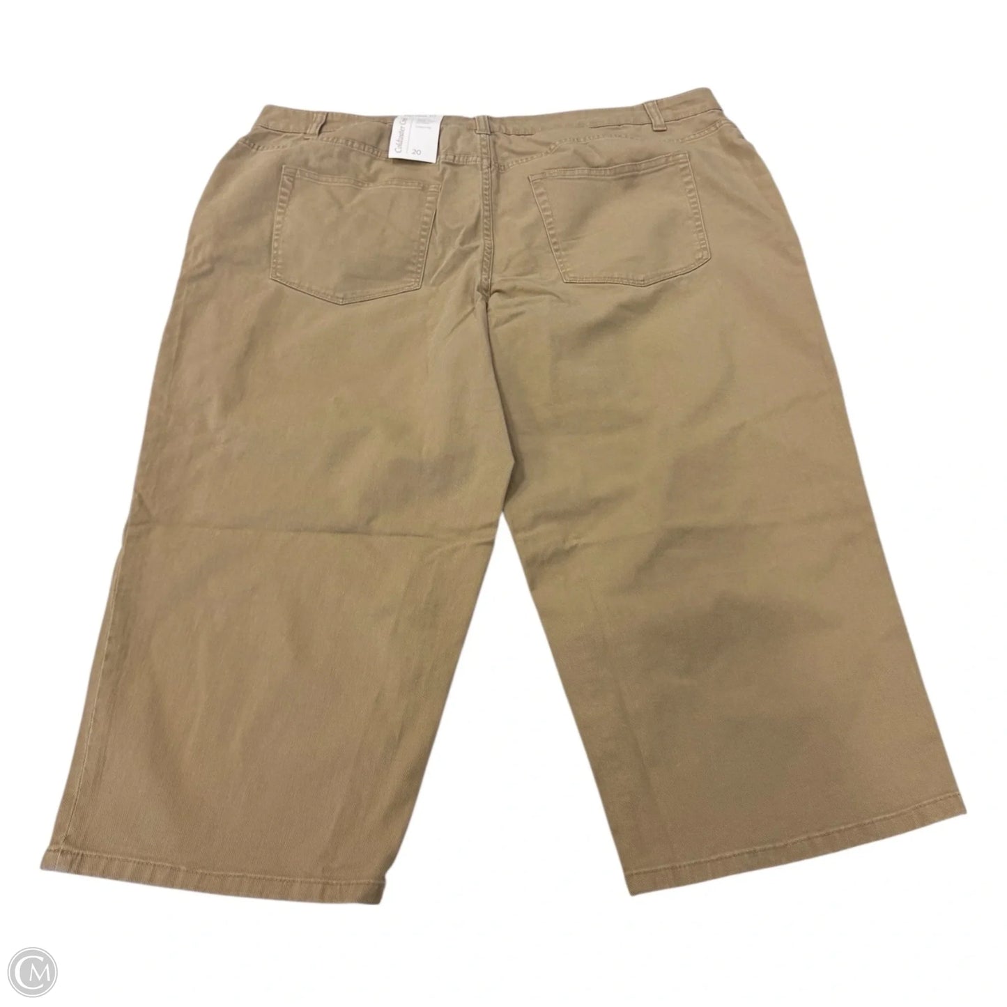 Capris By Coldwater Creek In Tan, Size: 20