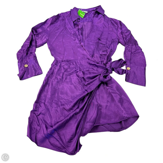 Dress Party Short By Zara In Purple, Size: S