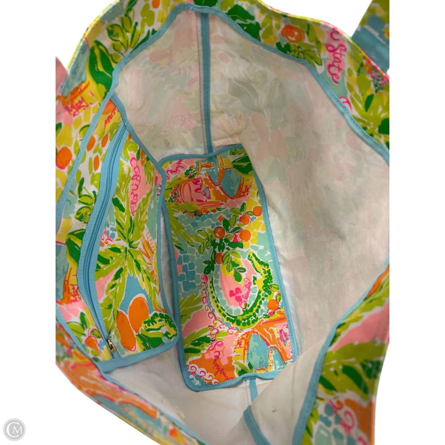 Tote Designer By Lilly Pulitzer, Size: Large