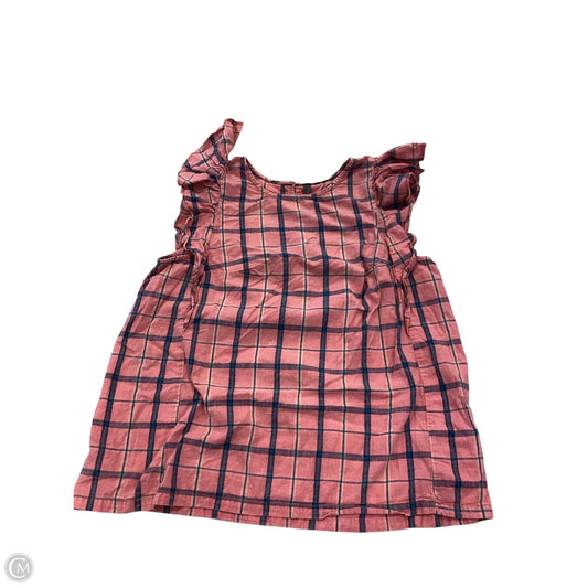Top Sleeveless By Anthropologie In Plaid Pattern, Size: S