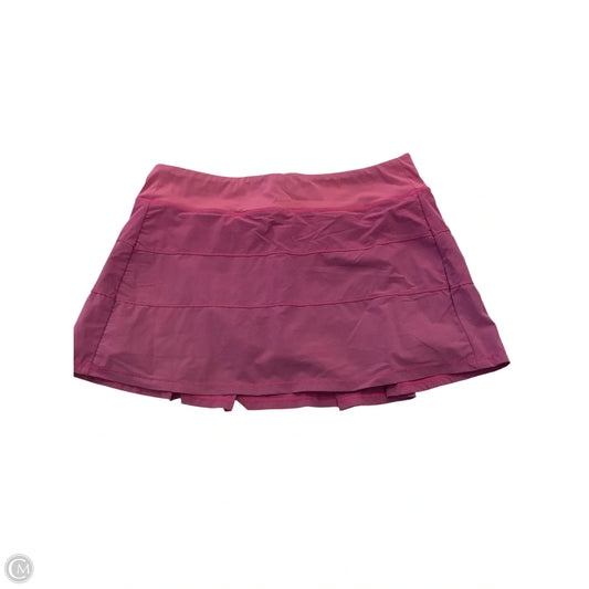 Athletic Skort By Clothes Mentor In Pink, Size: L