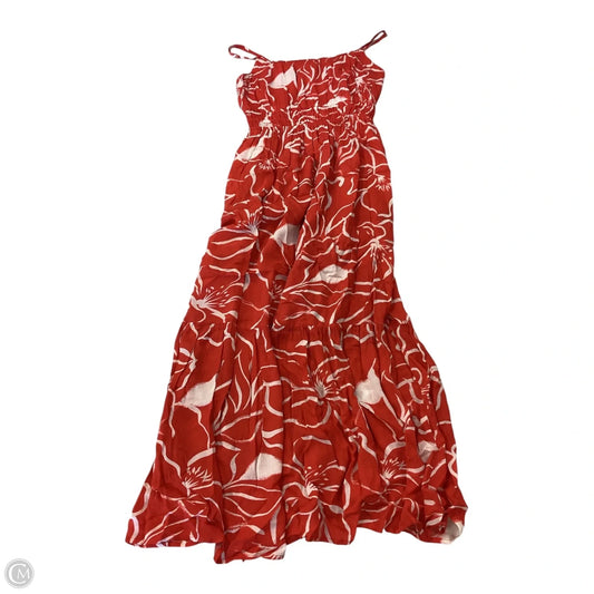 Dress Casual Maxi By Z Supply In Orange & White, Size: Xs