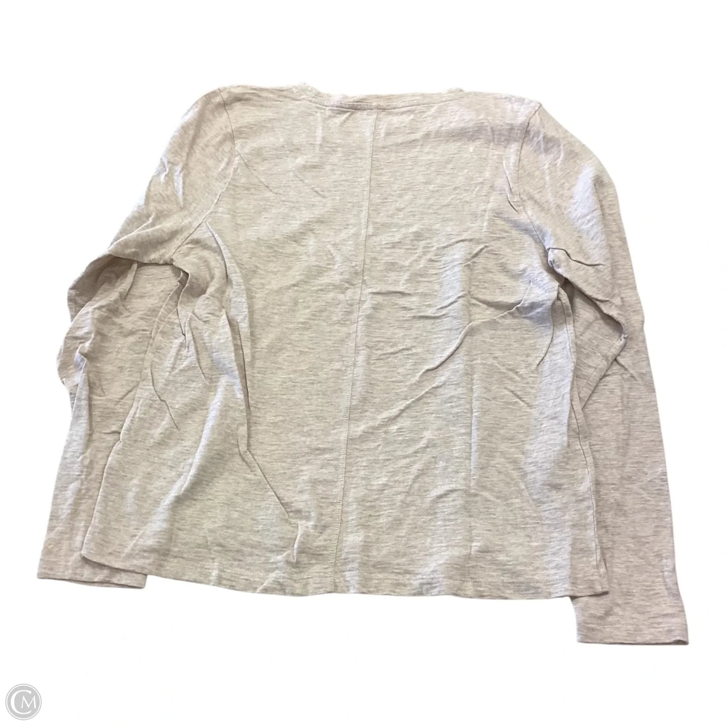 Top Long Sleeve Basic By J. Crew In Beige, Size: Xl
