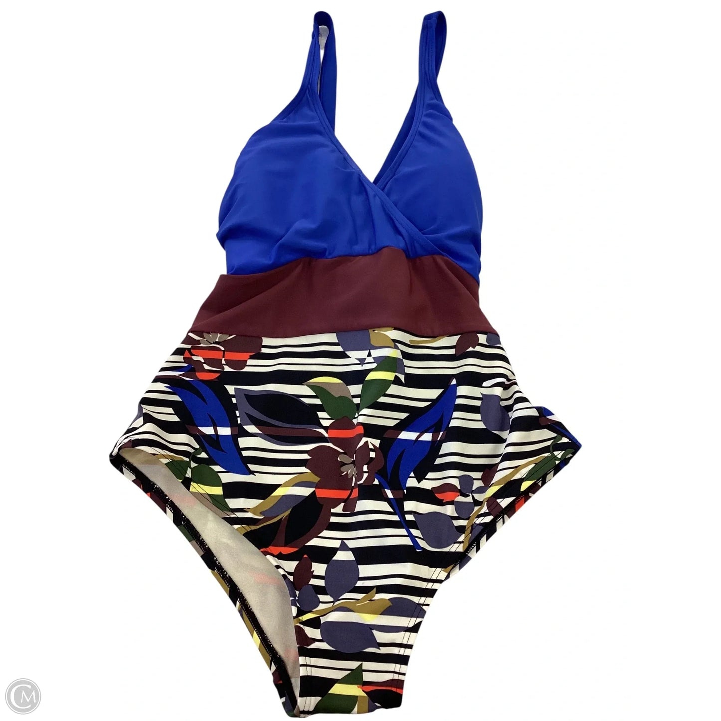 Swimsuit By Clothes Mentor In Multi-colored, Size: 12