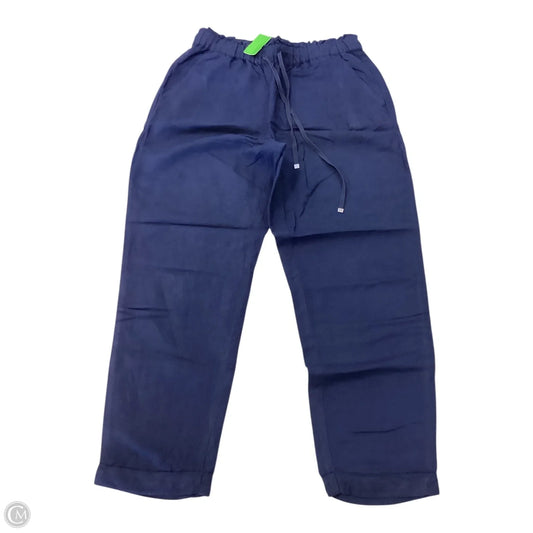 Pants Linen By Loft In Navy, Size: S