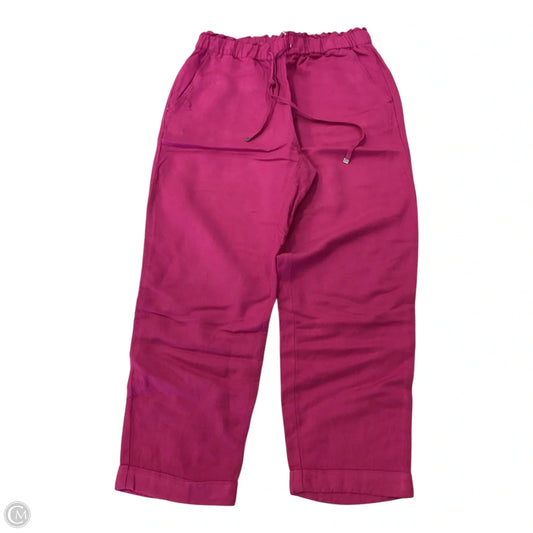 Pants Linen By Loft In Purple, Size: Sp