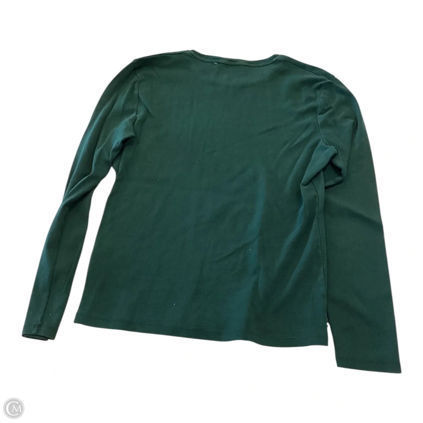 Top Long Sleeve Basic By Jones New York In Green, Size: Sp