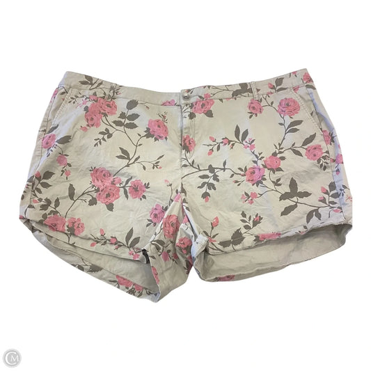 Shorts By Lane Bryant In Floral Print, Size: 28