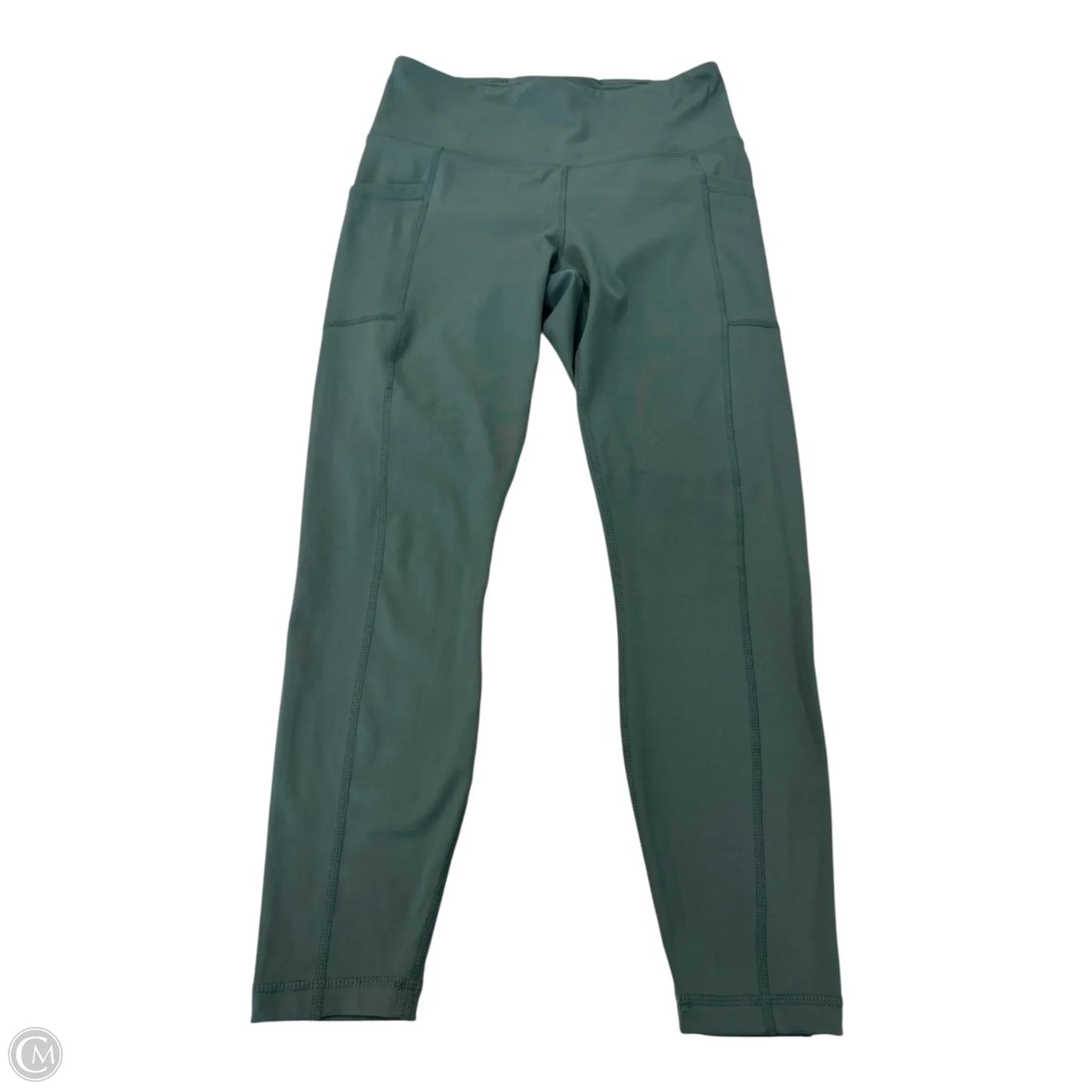 Athletic Capris By 90 Degrees By Reflex In Green, Size: M