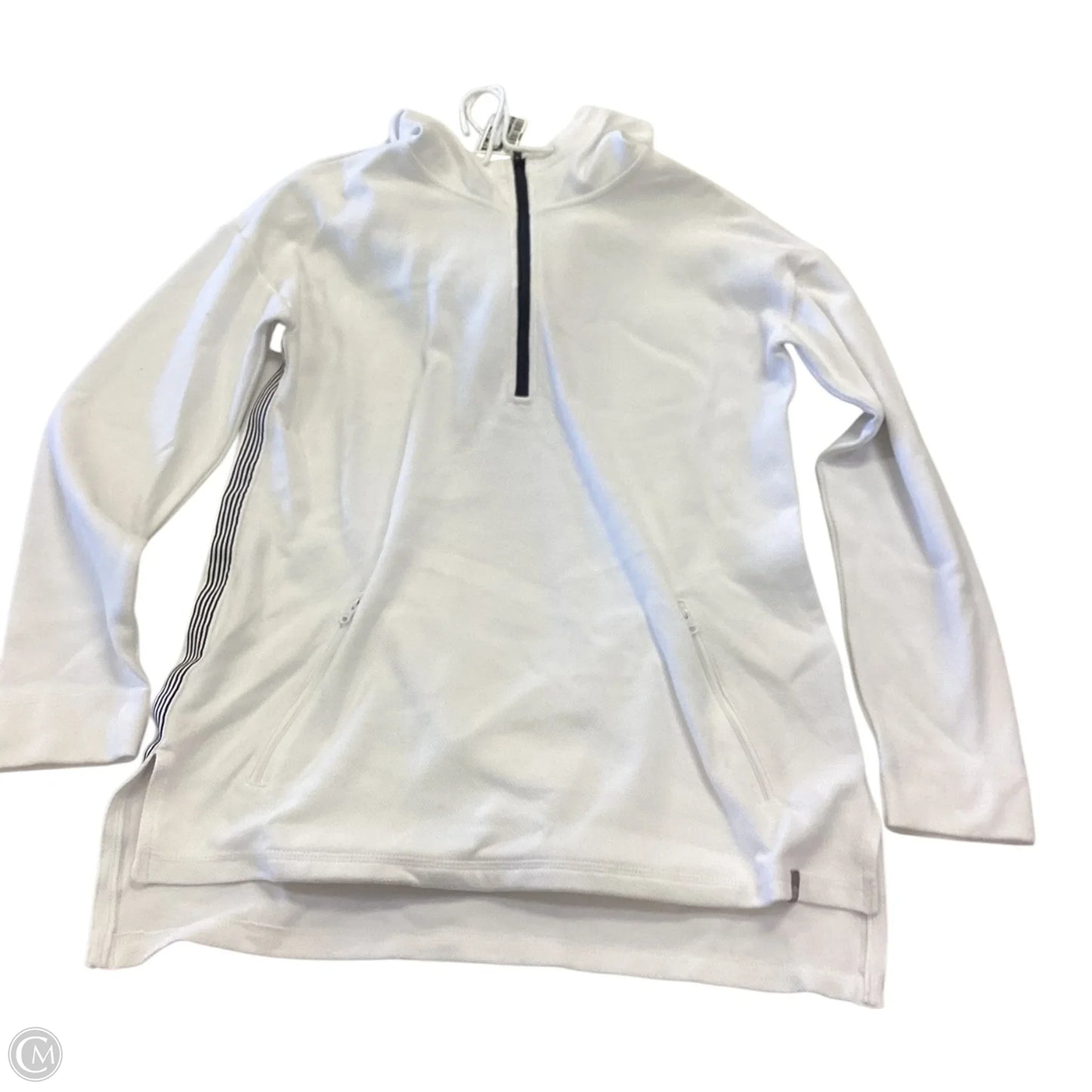 Sweatshirt Hoodie By Talbots In White, Size: Xs