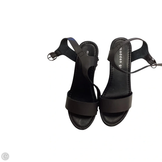 Shoes Heels Block By Madden Girl In Black & Brown, Size: 6