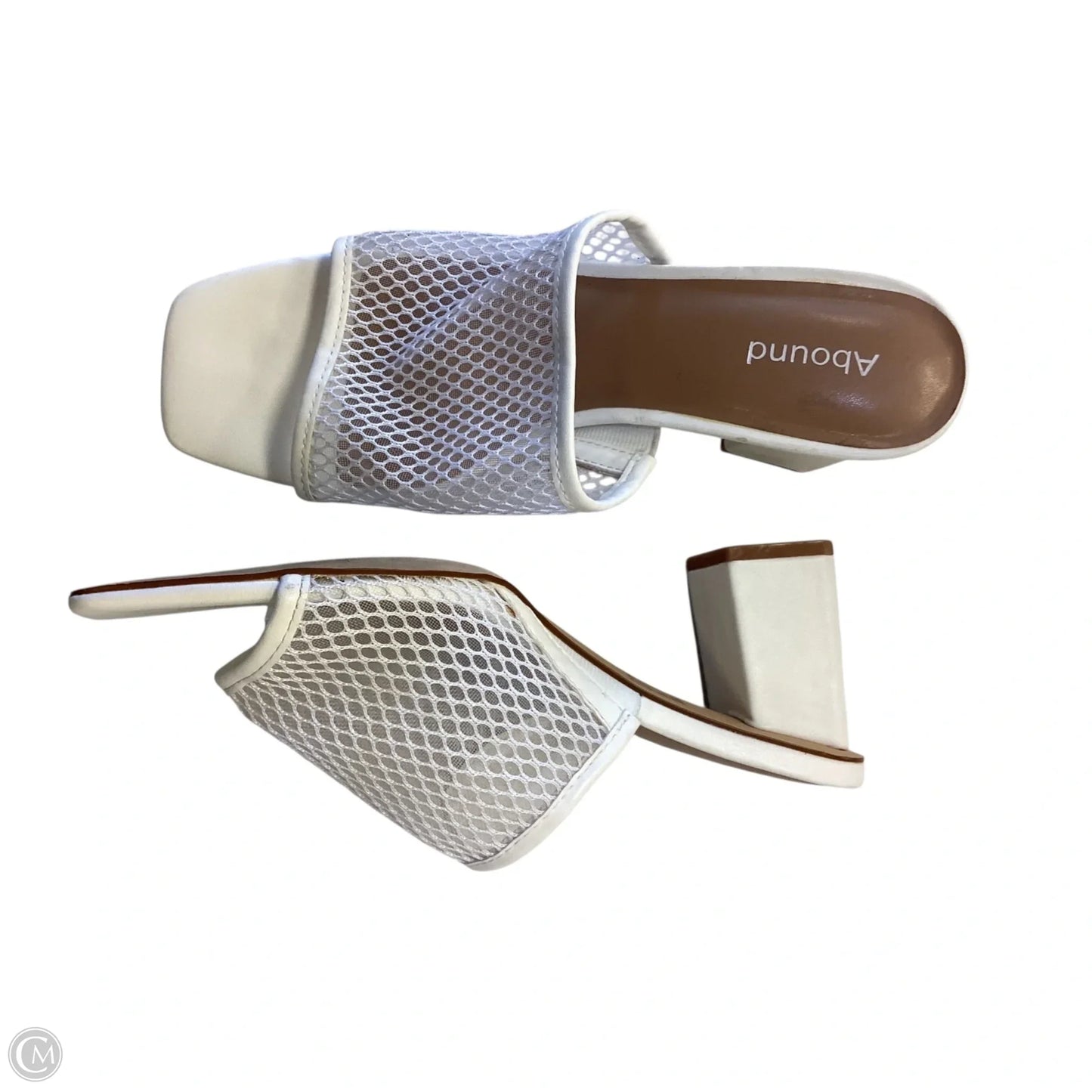 Sandals Heels Block By Abound In White, Size: 8