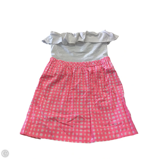 Dress Designer By Lilly Pulitzer In Pink & White, Size: Xs
