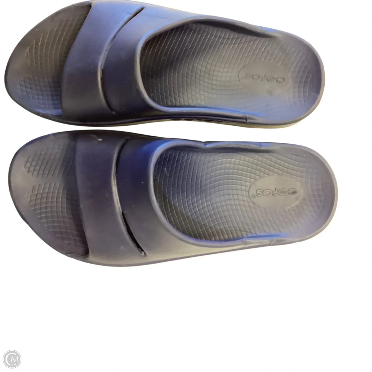 Sandals Flats By Oofos In Navy, Size: 10