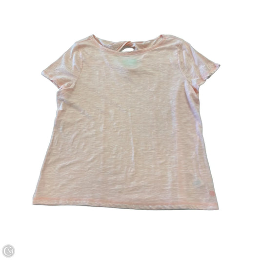 Top Short Sleeve By Talbots In Pink, Size: Xl