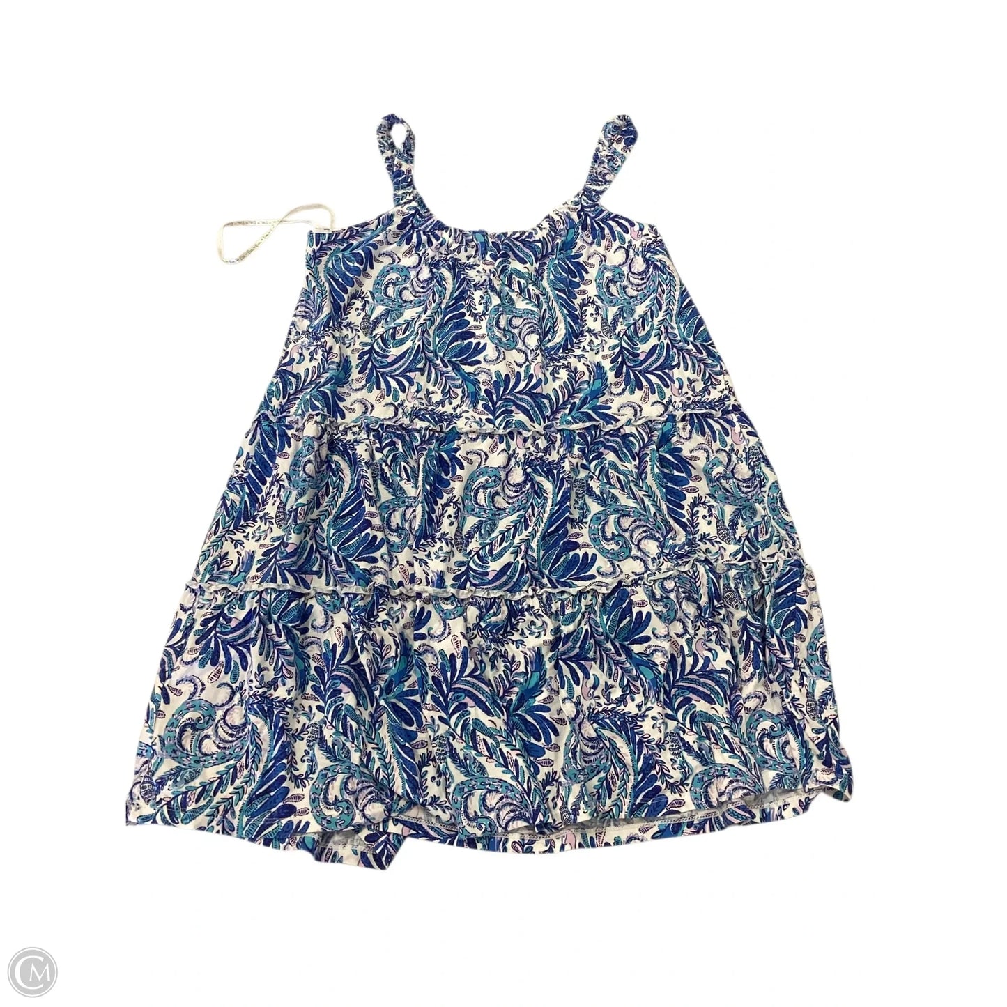 Dress Designer By Lilly Pulitzer In Blue & White, Size: S