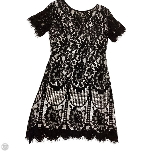 Dress Party Short By Clothes Mentor In Black & White, Size: M