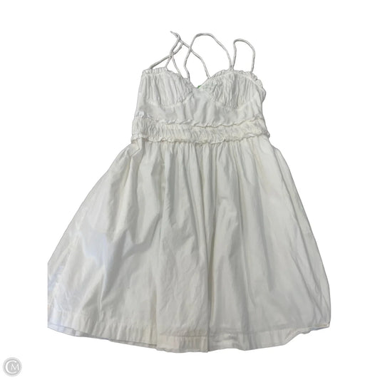 Dress Casual Short By Anthropologie In White, Size: S