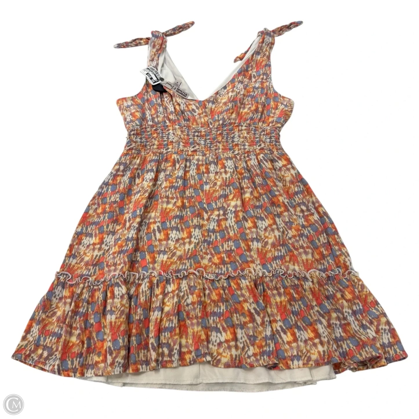 Dress Casual Short By Clothes Mentor In Tie Dye Print, Size: M